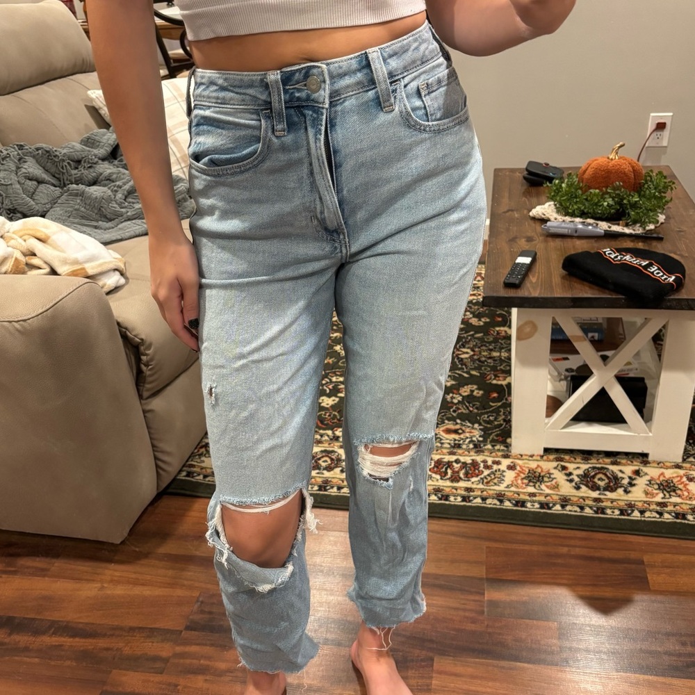 Hollister Light Blue Vintage Straight Jeans